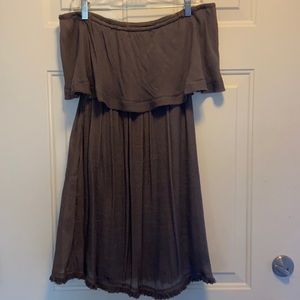 Off the shoulder dress with pockets!